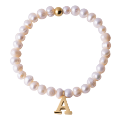 Pulsera Perlas de Inicial Galia – A