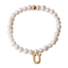 Pulsera Perlas de Inicial Galia - U