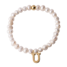 Pulsera Perlas de Inicial Galia - U