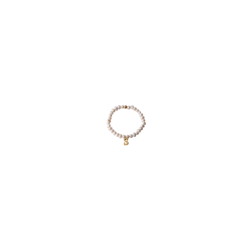 Pulsera Perlas de Inicial Galia - S