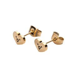 Aretes Lila - Corazón