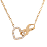Collar Corazón Infinito Nia - Oro
