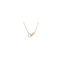 Collar Corazón Infinito Nia - Oro