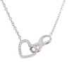 Collar Corazón Infinito Nia - Plata