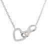 Collar Corazón Infinito Nia - Plata