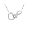 Collar Corazón Infinito Nia - Plata