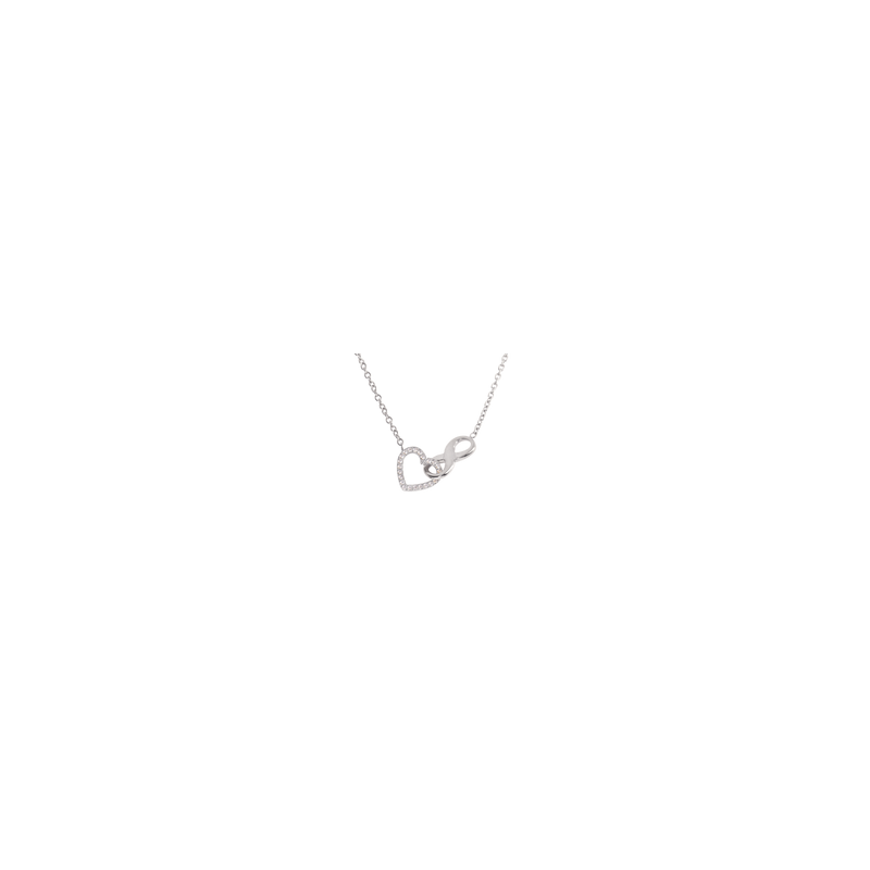 Collar Corazón Infinito Nia - Plata