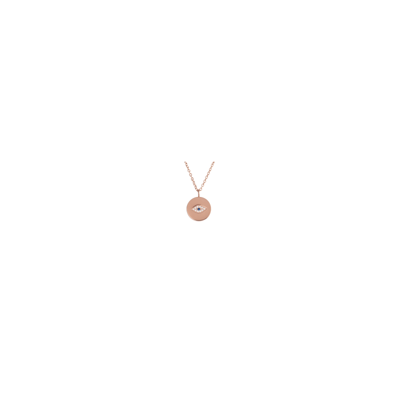 Dije de Ojo Turco Fara - Oro Rosa