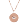 Dije de Ojo Turco Fara - Oro Rosa