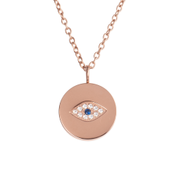 Dije de Ojo Turco Fara - Oro Rosa