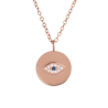 Dije de Ojo Turco Fara - Oro Rosa