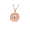 Dije de Ojo Turco Fara - Oro Rosa