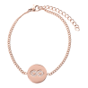 Pulsera Infinito Tara - Oro Rosa